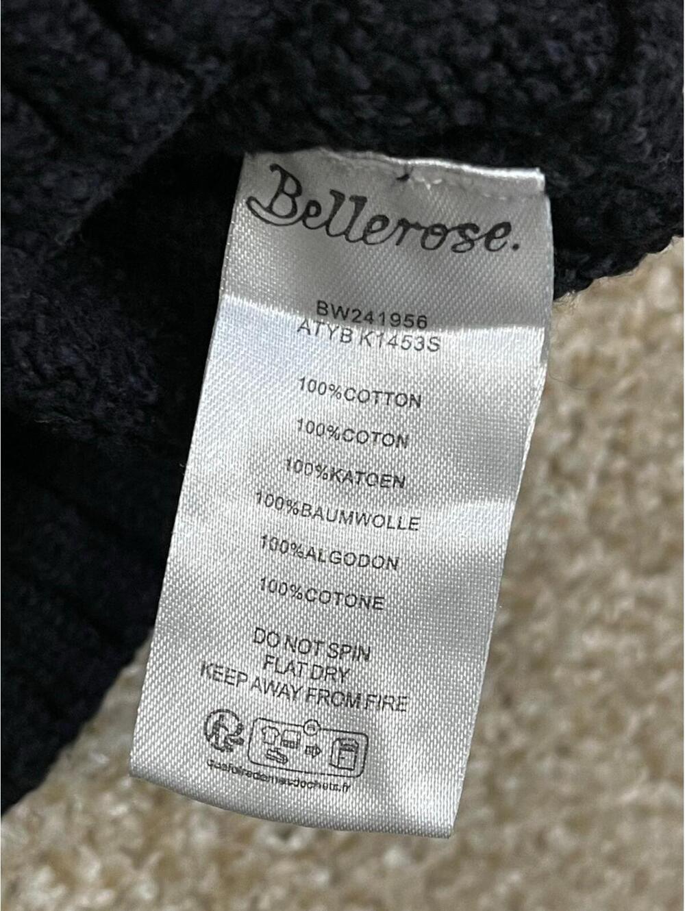Italian Bellerose Kid Mohair Boucle Knit Sweater Size 2 Blue - Picture 5 of 6